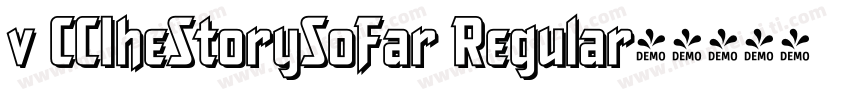 v CCIheStorySoFar Regular字体转换